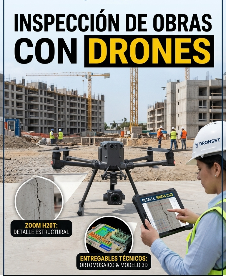 CURSO Inspección Técnica y Seguimiento de Obras con Drones